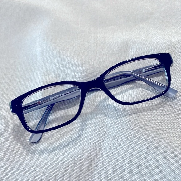 Zack & Zoe SS-86 Youth Kids Unisex Rx-Ready Black Eyewear Frames 46-17-130 - Picture 7 of 11